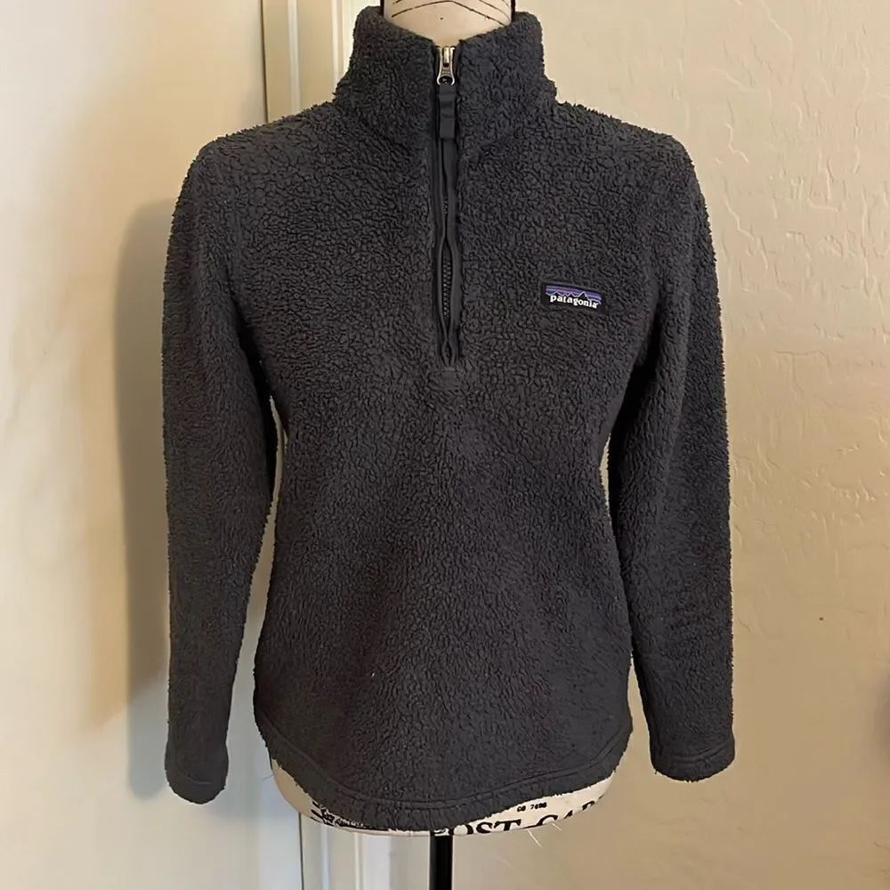 Patagonia Gray Quarter Zip Fleece